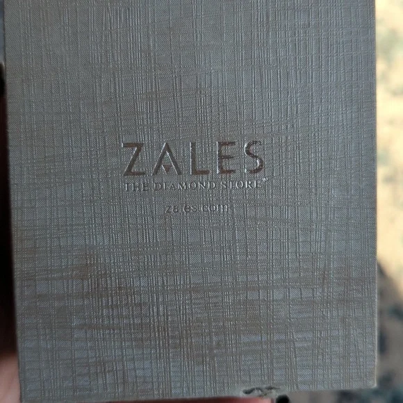 Zales Jewelry Sterling Silver Necklace and Earring Set - Picture 2 of 4